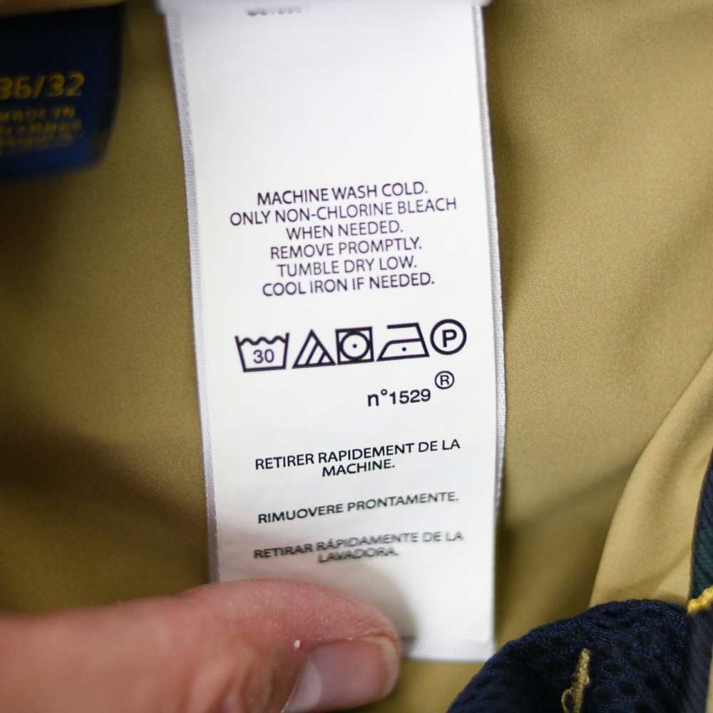 Polo Ralph Lauren Chino Pants Mens 36x32 Measures 34x31 Khaki Stretch Golf - Picture 12 of 12